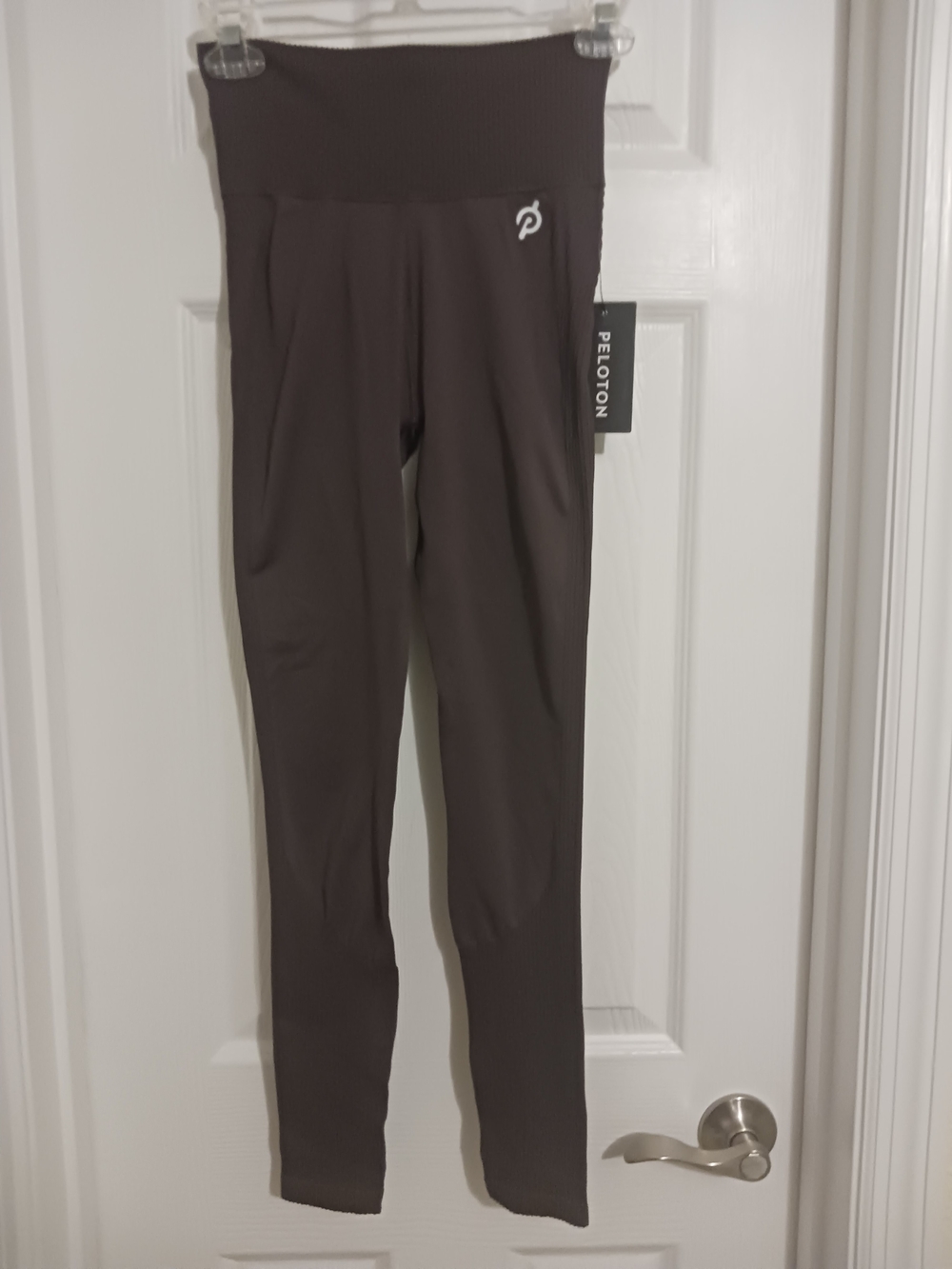Peloton High-Rise Leggings in Dark Purple Women's XSS Yoga Gym